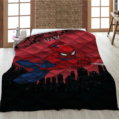 SpiderMan Sprei Great Power - Eenpersoons - 140 x 200 cm - Polyester