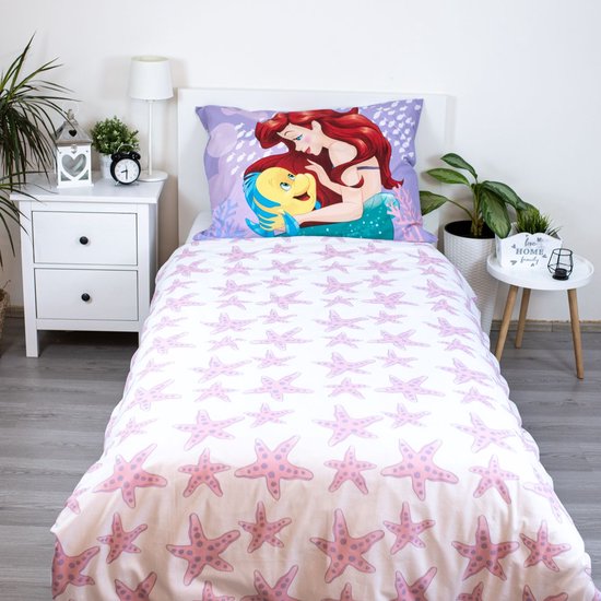 De Kleine Zeermeermin Disney Ariel Dekbedovertrek 140x200 2in1 Duurzaam