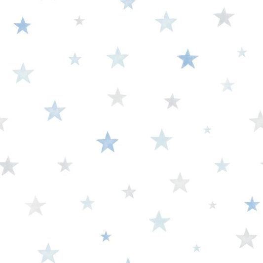 Little Ones Stars grijs/geel Behang Ster