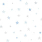 Little Ones Stars grijs/geel Behang Ster