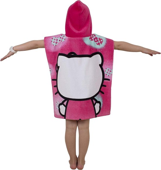 Hello Kitty Poncho 60x120 Duurzaam Katoen