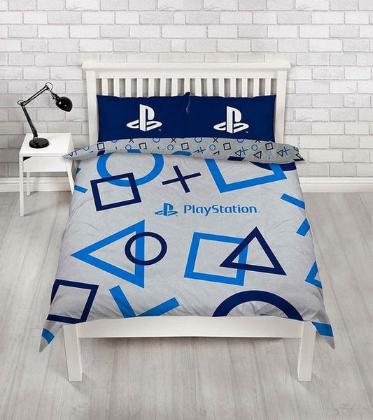 Play Station Dekbedovertrek 200x200 Katoen 2in1 Duurzaam