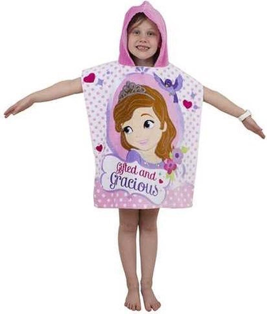 Disney Sofia poncho 50x110 Katoen