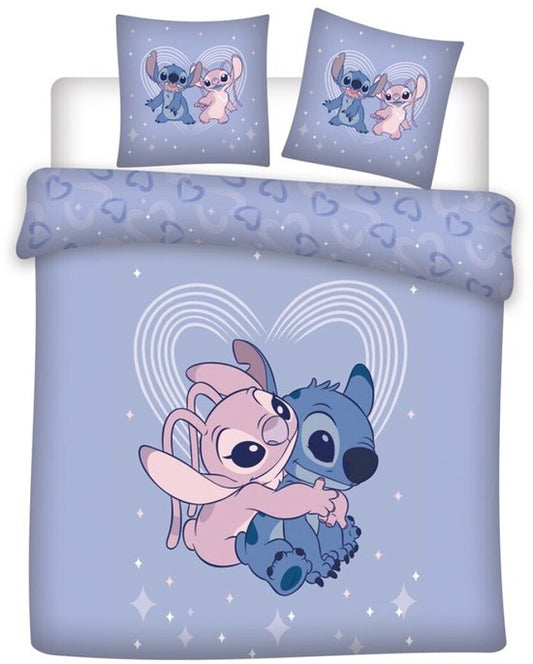 Stitch Lilo Dekbedovertrek 240x220 Duurzaam Polykatoen Lits/Jits Jumeaux