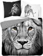Leeuw Dekbedovertrek 220x200 2in1 3D Duurzaam Katoen