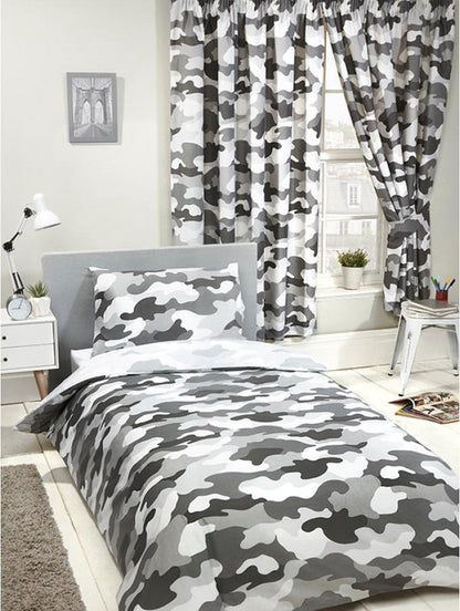 Camouflage Dekbedovertrek 135x200 Kussensloop 50x75 Polykatoen