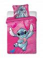 Disney Lilo Stitch Dekbedovertrek 100x135 2in1 Duurzaam Ohana Wit Ledikant Junior