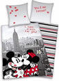 Mickey Minnie Mouse Dekbedovertrek 140x200 2in1 Duurzaam New York