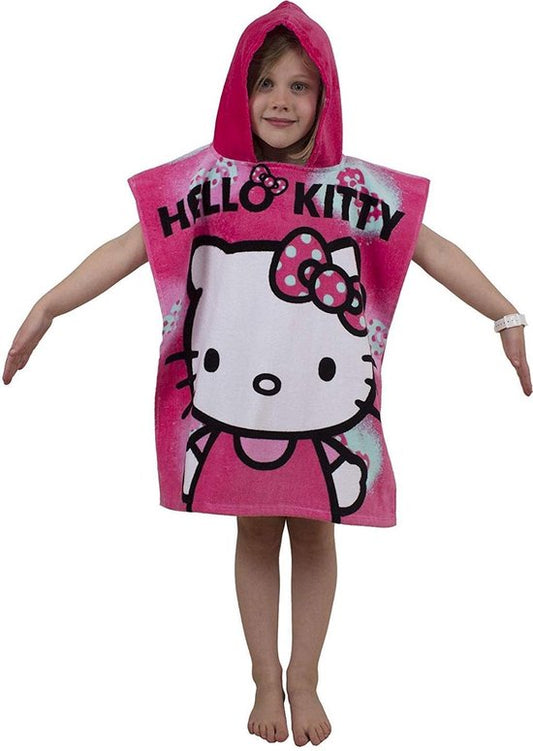 Hello Kitty Poncho 60x120 Duurzaam Katoen