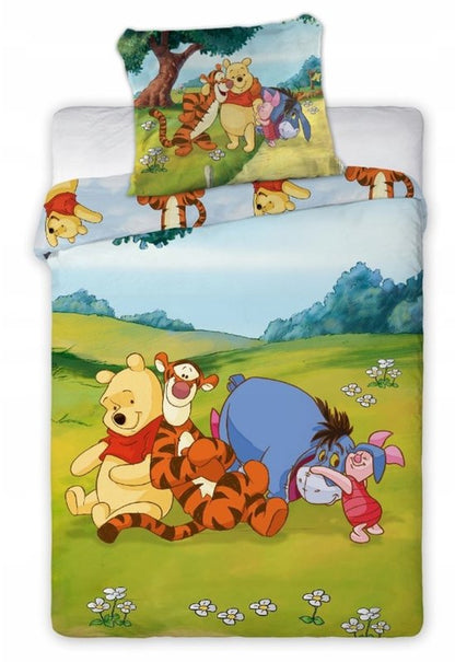 Winnie de Poeh Dekbedovertrek 100x135 2in1 Duurzaam KATOEN