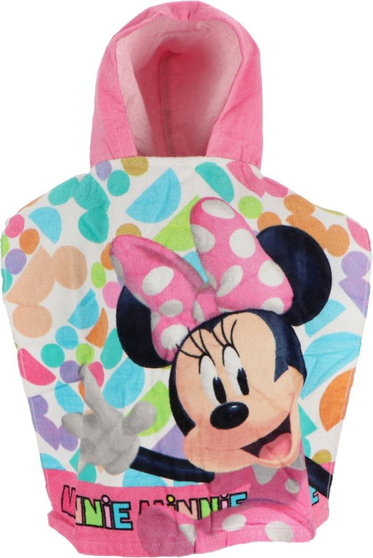 Minnie Mouse badponcho 50x110 Duurzaam 2in1