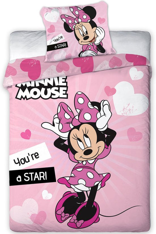 Disney Minnie Mouse Dekbedovertrek 140x200 Duurzaam 2in1