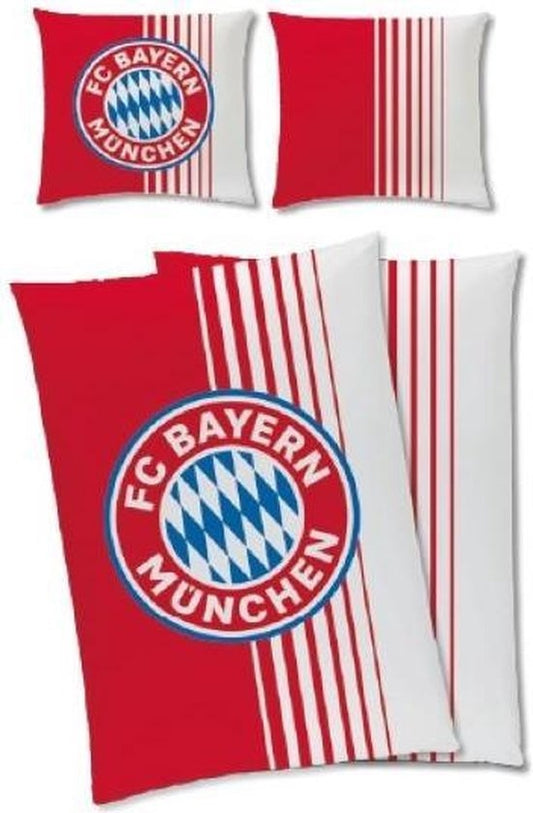 Bayern München Dekbedovertrek Rood/Wit