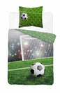 Voetbal Dekbedovertrek 140x200 Duurzaam Katoen 2in1