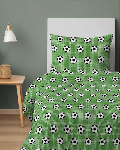 Voetbal Dekbedovertrek 140x200 Duurzaam Katoen