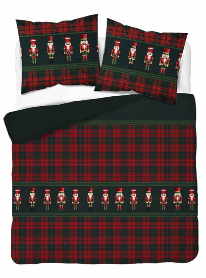 Christmas Dekbedovertrek 140x200 Kerst Katoen Xmas Notenkrakers