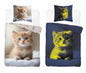 Poes Dekbedovertrek 140x200 GLow In the Dark Duurzaam Kat Poesje