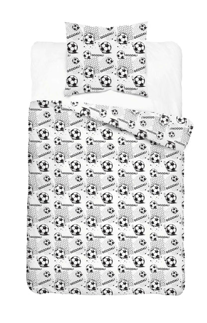 Goal Voetbal Dekbedovertrek 140x200 Duurzaam Katoen