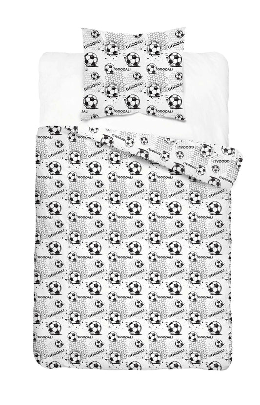 Goal Voetbal Dekbedovertrek 140x200 Duurzaam Katoen