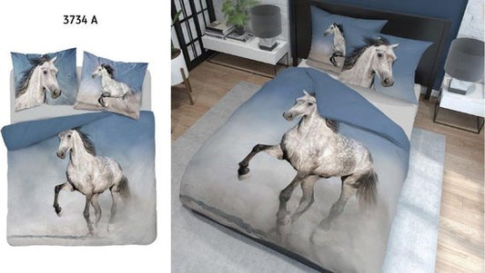 Paard Dekbedovertrek Tweepersoons 220x200 2in1 Duurzaam