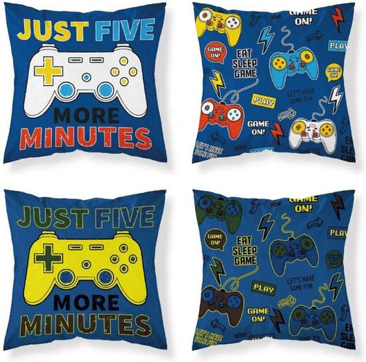 Game sierkussen 40x40cm INCL vulling 2in1 Joystick Glow in the Dark