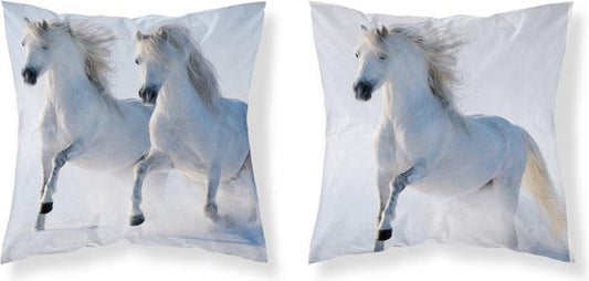 Paard sierkussen 40x40cm INCL vulling