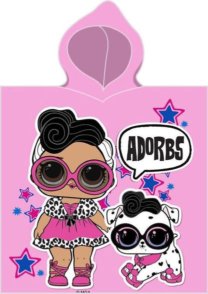 L.O.L. Surprise Handdoek Badponcho 50x115 2in1