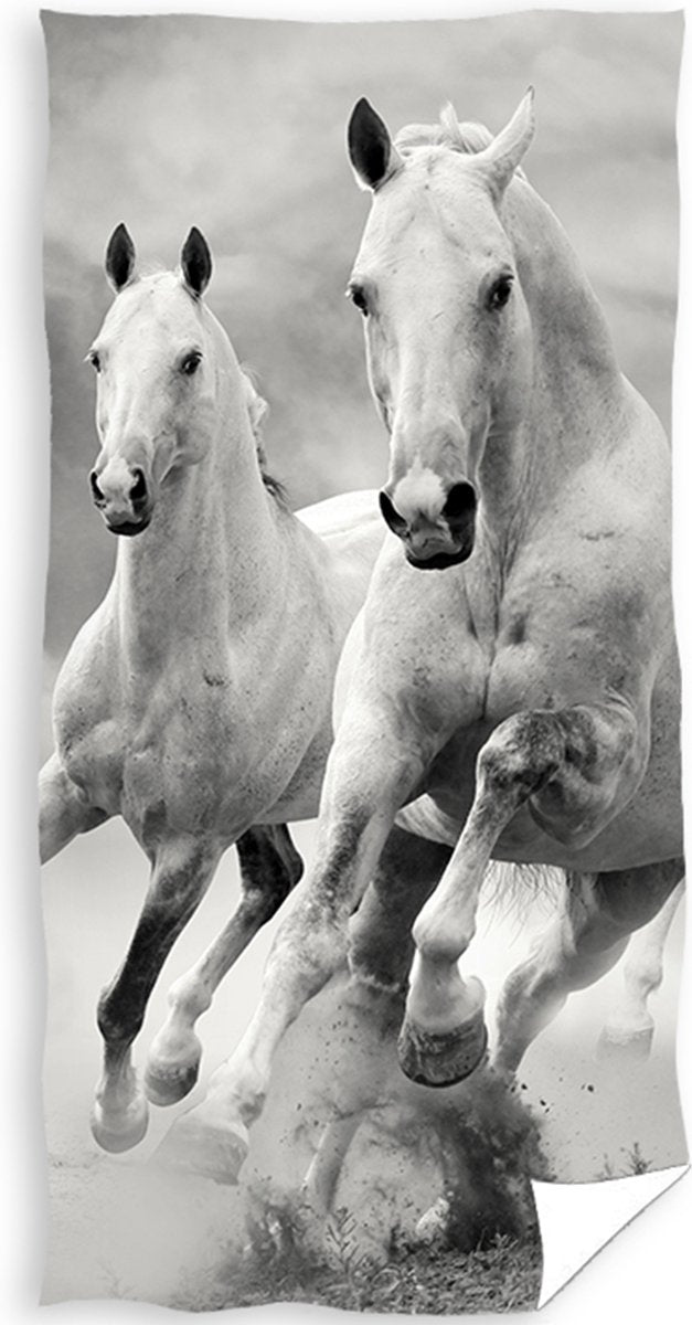 Paard handdoek 70x140 Duurzaam Katoen
