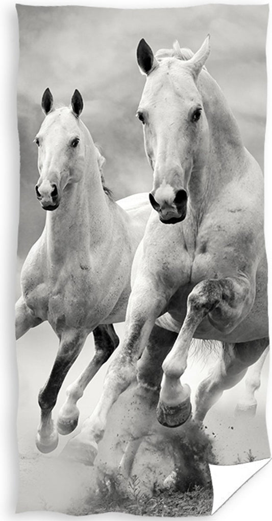 Paard handdoek 70x140 Duurzaam Katoen