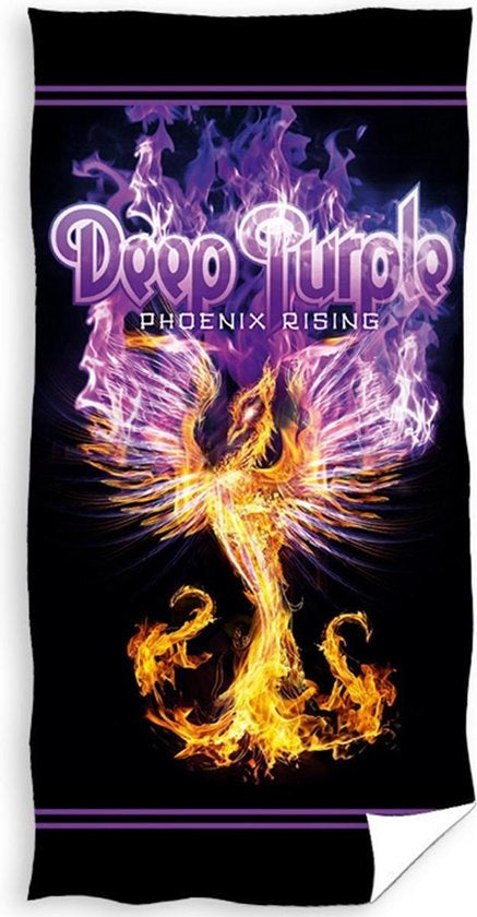 Deep Purple Strandlaken Phoenix Rising - 70 x 140 cm - Katoen