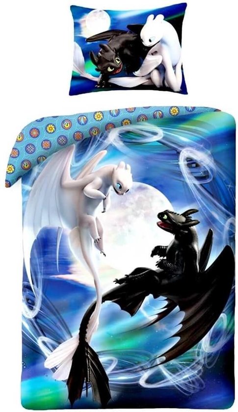 How to Train your Dragon Dekbedovertrek 140x200 2in1 Duurzaam