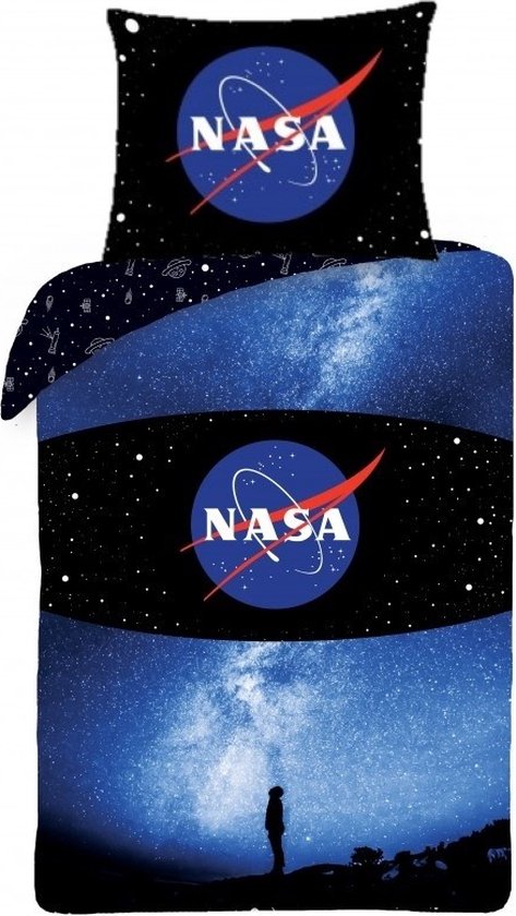 NASA Dekbedovertrek 140x200 Katoen 2in1 Duurzaam