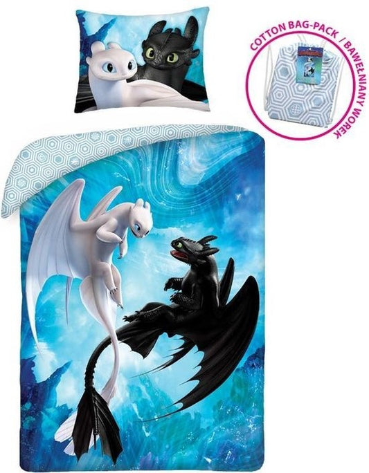 How to Train your Dragon Dekbedovertrek 140x200 2in1 Duurzaam