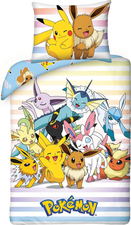 Pokemon Dekbedovertrek 140x200 2in1 Duurzaam