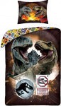 Jurassic World Dekbedovertrek 140x200 Dinosaurus Duurzaam Katoen 2in1