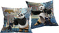 Kungfu Panda Kussen 40x40 Gevuld Duurzaam 2in1
