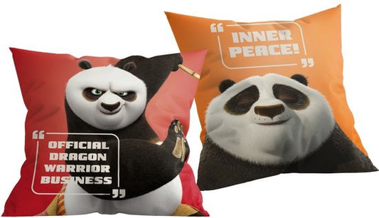 Kungfu Panda Kussen 40x40 Gevuld Duurzaam 2in1