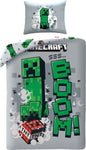 Minecraft Dekbedovertrek Eenpersoons 140x200 duurzaam