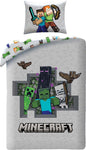 Minecraft Dekbedovertrek Eenpersoons 140x200 duurzaam