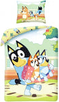 Bluey Dekbedovertrek 140x200 Eenpersoons Duurzaam 2in1 Katoen