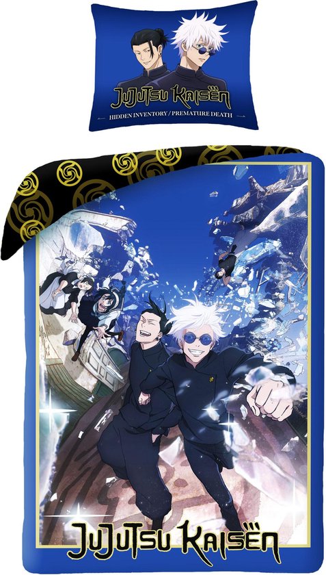 Jujutsu Kaisen Dekbedovertrek 140x200 Duurzaam Polyester
