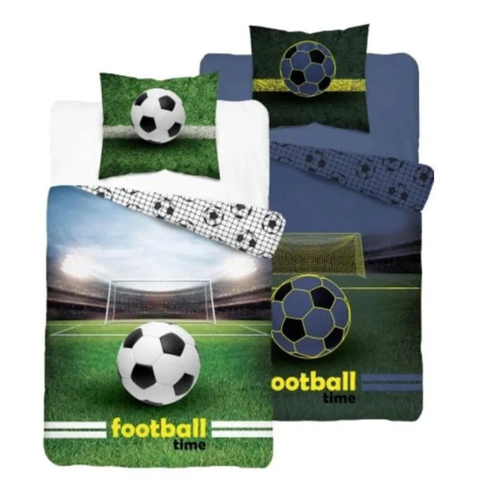 Voetbal Dekbedovertrek Glow in the Dark 140x200 Duurzaam 2in1