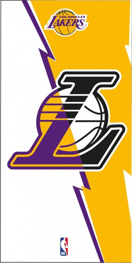 NBA Basketball Badlaken 70x140cm Katoen Los Angeles Lakers