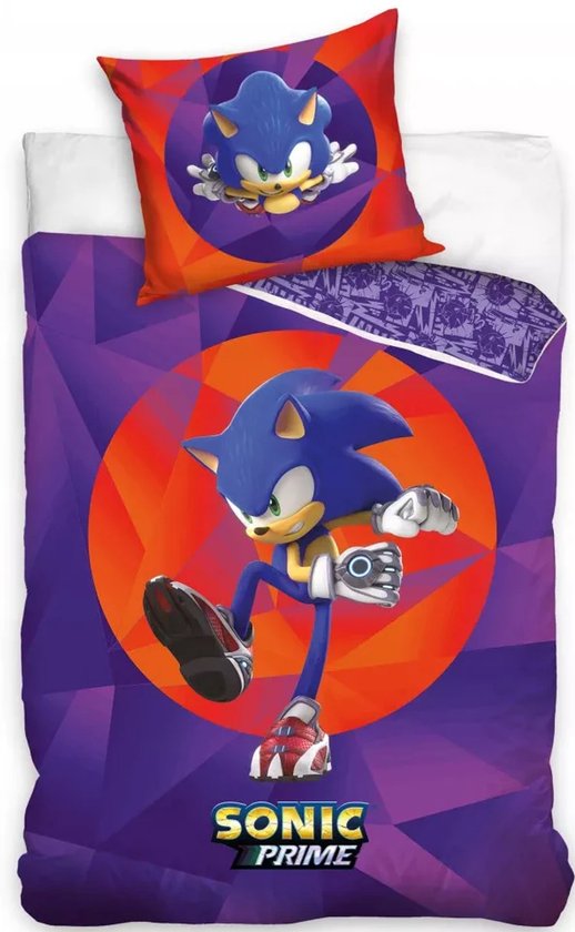 Super Sonic Dekbedovertrek 140X200 2in1 Katoen Duurzaam