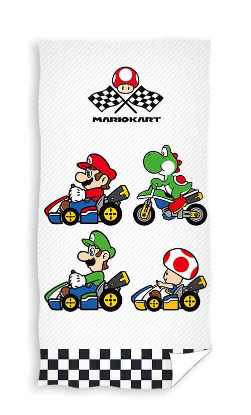 Super Mario Bross Badhanddoek Strandlaken - 70 x 140 cm