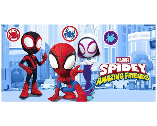 Spidey Spiderman Handdoek 70x140 Duurzaam Katoen