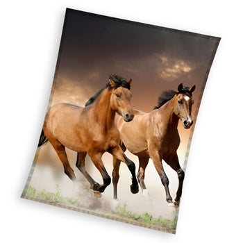 Paard Deken 150x200 Coral Fleece