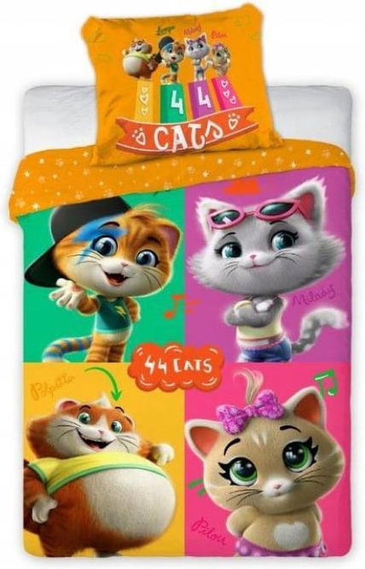 44 Cats Dekbedovertrek 140x200 Duurzaam