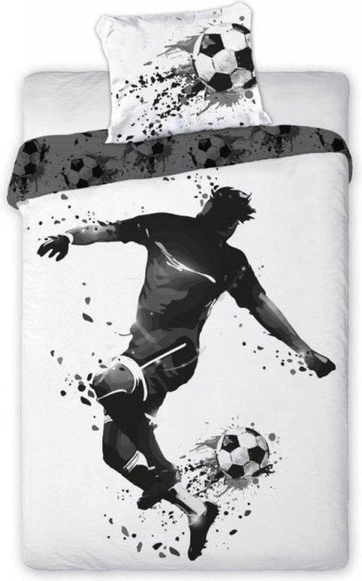 Voetbal Dekbedovertrek 140x200 Duurzaam 2in1