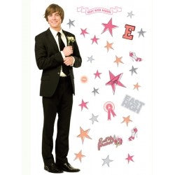 HIGH SCHOOL MUSICAL DECORATIE STICKER TROY MAXI